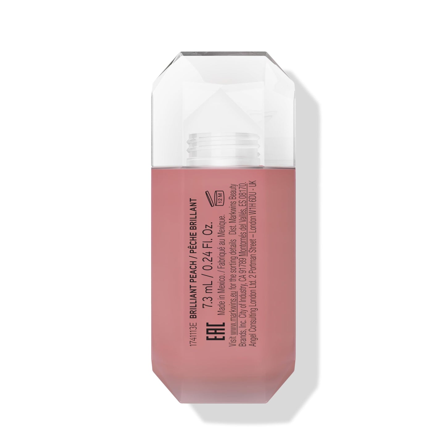 Physicians Formula, Mineral Wear Diamond Filler Cheek and Lip Color, Lip and Cheek Tint with Serum-to-Cream, Multi-Use Plumping Formula, Enriched with Vitamin E, Brilliant Peach