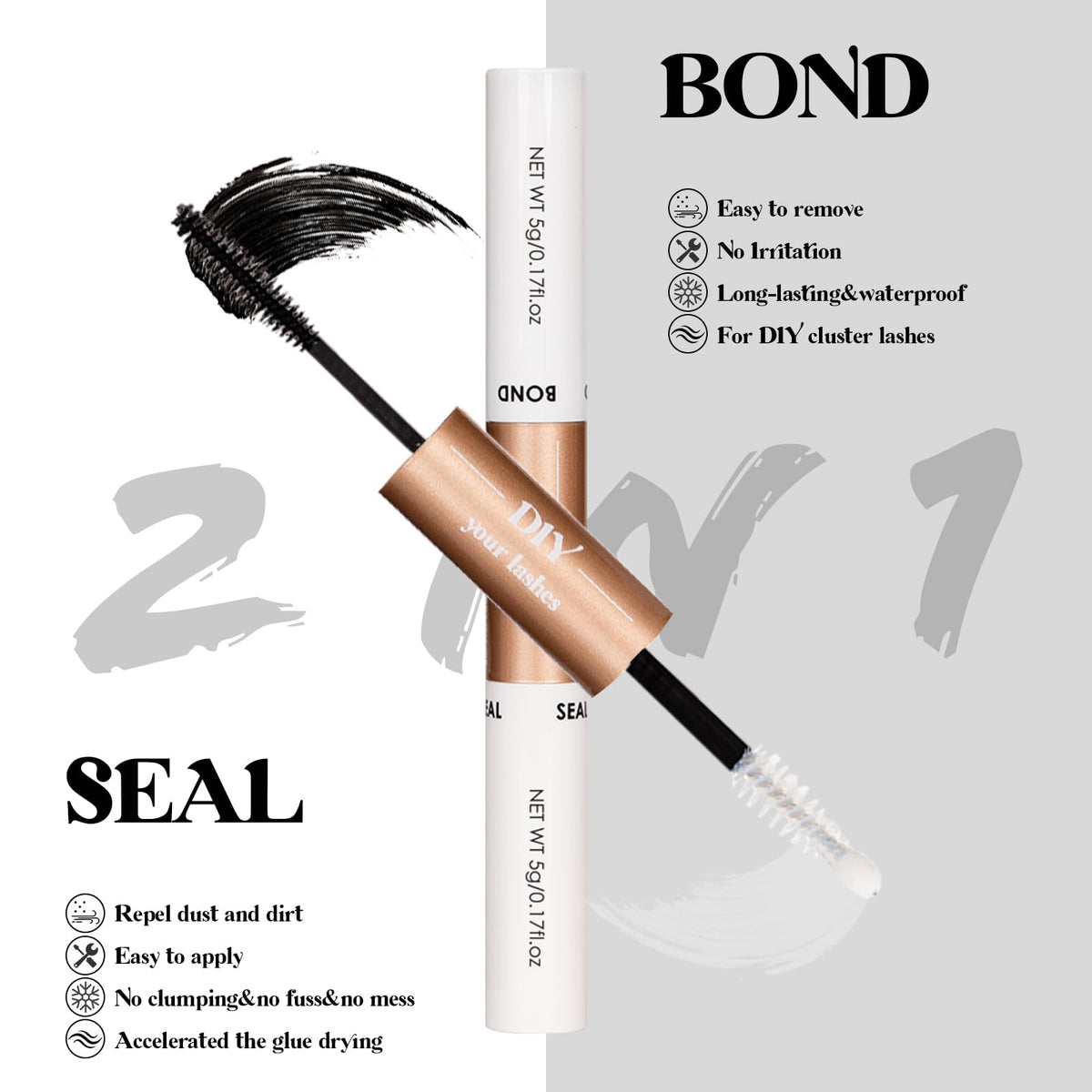 Magnetic SL Volume Individual-Eyelashes 320PCS DIY Lash Extension Kit 12-20mm MIX Fluffy False Eyelashes with Bond and Seal, Applicator, Look Like Eyelashes Extension at Home(30D+40D+80D+100D)