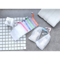 Andiker Soap Bag Soft for Shower,7 Pcs Mesh Soap Pouch Saver with Drawstring for Foaming and Drying,Hangable (7PCS)