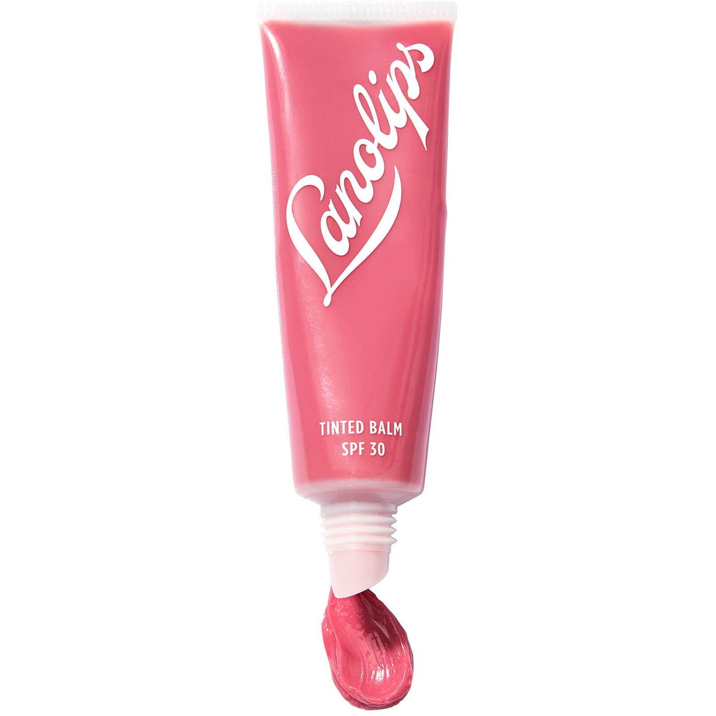 Lanolips Tinted SPF30 Balm - Rhubarb 12.5g Soft Lips Moisturizer Beautiful Pink Shine Color