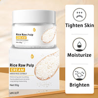 DMQ Rice Face Cream,Hydrating Face Moisturiser,Rosacea Cream for Face,High Firming & Deep Nourishing,Natural Rice Moisturising Cream Face,Brightening Face Cream,Sensitive Face Cream,Anti Aging Elasticity