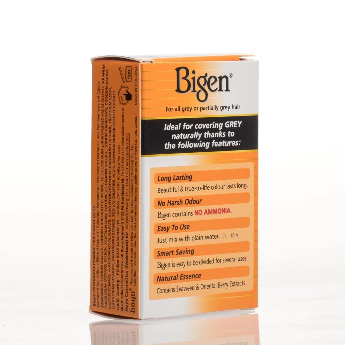 Generic Bigen Permanent Powder Hair Color - 57 - Dark Brown | No Ammonia (Pack of 3)