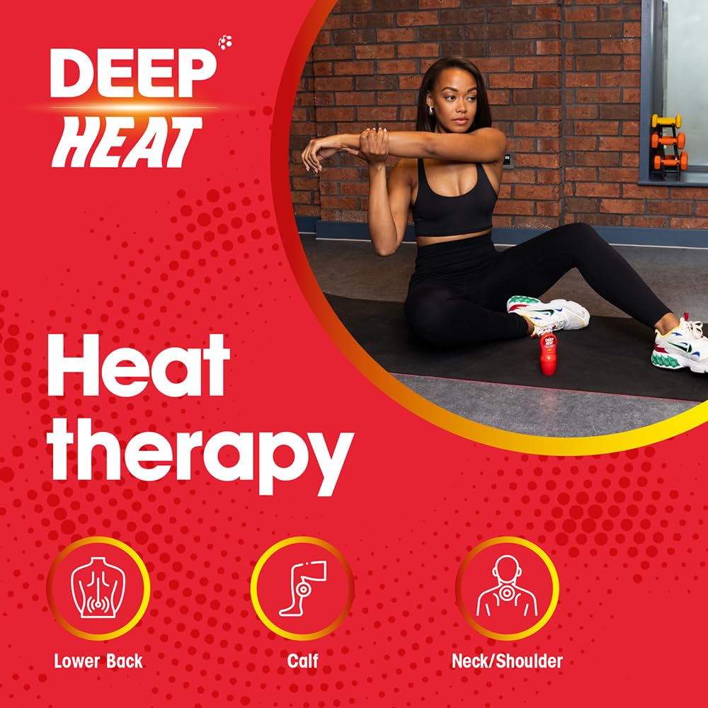 Deep Heat Muscle Massage Roll-on Lotion, Ease Tight Muscles, 50ml (Pack of 1)