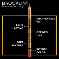 BROOKLIN Impala - Brooklin Matte Waterproof Lip Liner | Colour 233 Terracotta | Long - Lasting Lip Pencil I Smooth Non Smudge Texture
