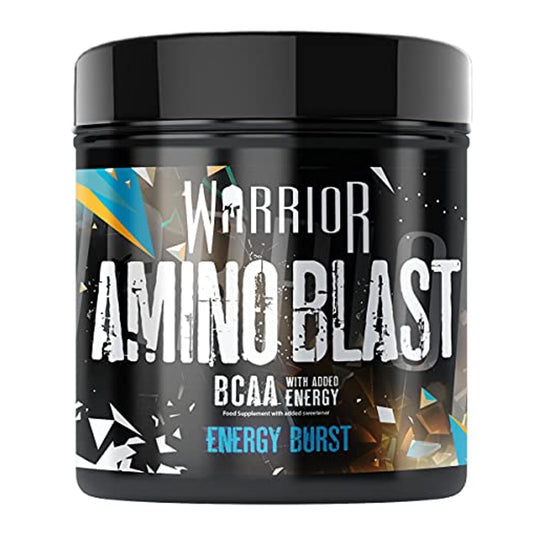 Warrior Supplements Warrior Amino Blast BCAA Powder Amino Acids 270g - Energy Burst 30 Servings, P33877