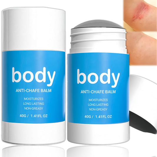 Wormeer Anti Chafing Cream, Water & Sweat Proof Anti Friction Stick, Chafe Balm & Chafe Stick For Sports, Avoid Discomfort in the Thighs, Friction & Dryness