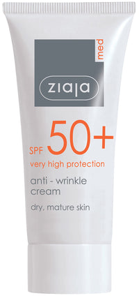 Ziaja Med Spf 50+ Anti-Wrinkle Cream / Dry,Mature Skin 50Ml