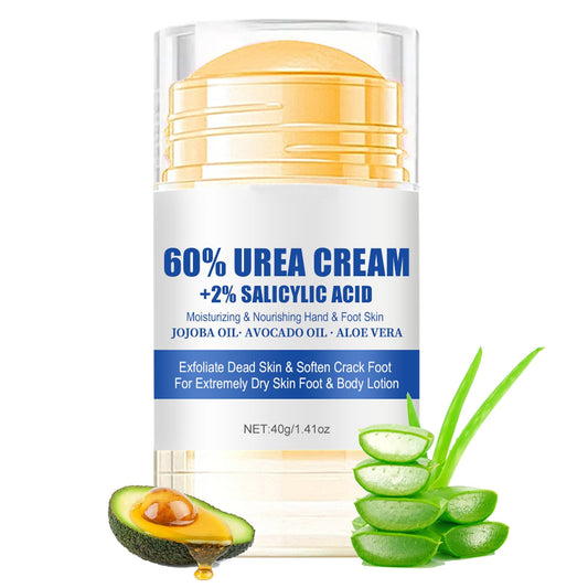 SALROAL Urea Cream 60 Percent for Feet,Urea Foot Cream for Cracked Heels and Dry Skin - Cracked Heel Cream Urea Moisturiser Plus 2% Salicylic Acid - Foot Cream for Calluses and Hard Skin - Urea Moisturiser