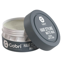 G Gabri Gabri Professional Hair Wax, Hair Styling Aqua Wax, 1 x 150 ml, Pack of 1 (Casual Matte Look (Grey))