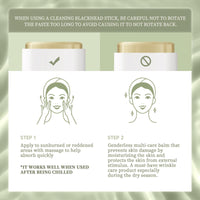 Mikloven 2PCS Aloe Vera After Sun Gel Stick – Natural Soothing Care for Face & Body, Hydrating & Non-Irritating Moisturiser, Travel Size Lotion for Sensitive Skin,15g