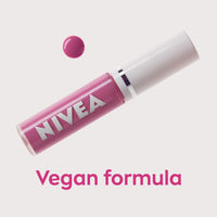 NIVEA Candy Pink Lip Oil (5.5ml), Moisturised Lips With 100% Natural Oils Including Jojoba Oil, Long Lasting and Non-Sticky Lip Gloss