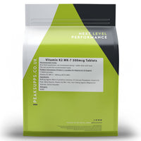 Peak Supps Vitamin K2 500mcg - 180 Tablets | MK-7 | Vegan MK7