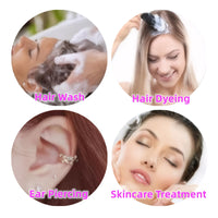 ZCaiJinBao 200-Piece Set of Disposable Waterproof Ear Covers - Clear Ear Protectors for Showers, Swimming, Hair Dye, Bathing & Spa Treatments - Ideal for Salons and Home Use