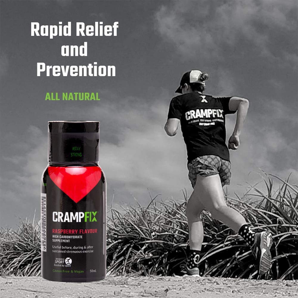 CRAMPFIX Crampfix 50ml Flip-Top Lid Squeeze Bottle - Fast & Effective Relief from Muscle Cramp (Espresso)