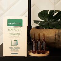 GEROVITAL Gerovital Tratament Expert Intensive Anti-Dandruff Vials – Treatment for Dry & Oily Dandruff with Dandrilys & Provitamin B5, Soothes & Moisturises for Healthy Scalp, 10 Ampoules x 10ml