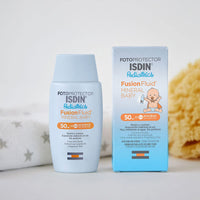ISDIN Fotoprotector Fusion Fluid Mineral Baby SPF50 (50ml) | 100% mineral sunscreen specially formulated for children and babies' fragile skin