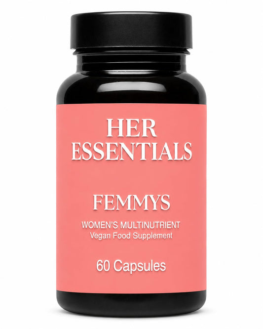Women’s Multivitamins & Minerals with Hyaluronic Acid & Biotin | 26 Essential Vitamins, Minerals & Botanicals | Optimal doses | Vegan & Gluten Free | No Synthetic fillers | 60 Caps | Her Essentials