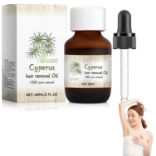SHEBEEDO Cyperus Rotundus Oil, Organic Cyperus Rotundus Oil For Hair Removal, Hair Inhibitor, Moisturizing & Soothing Cyperus Rotundus Oil For Reducing Body Hair Growth, Ideal for All Skin Types
