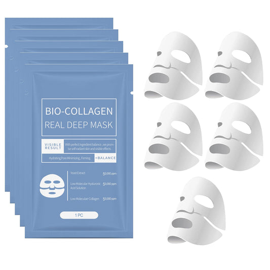 FunnAura Funnaura Biodance Collagen Mask Overnight Real Deep, Bio Collagen Face Mask for Hydrating (5PCS)