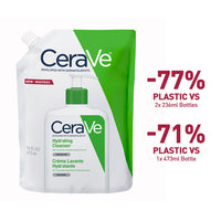 CeraVe Hydrating Cleanser Refill Face Wash for Normal to Dry Skin, 473ml