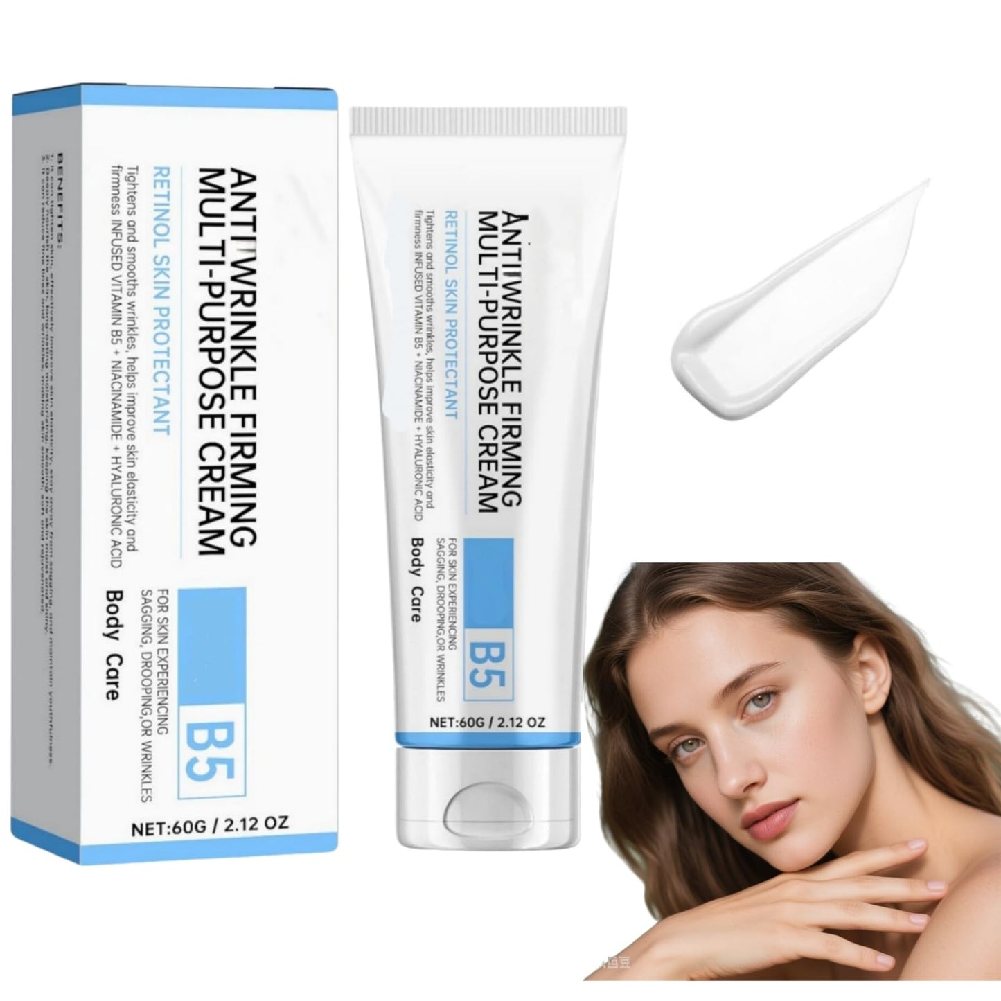 Haiyox Repair Face Cream,B5 Cream,Skin Barrier Repair Crea-M,Skin Rep-Air Crea-M,For Acne & Restore Damage,Resolve Fine Lines & Reduces Dry S-Kin,Smoothing Firming,Soothing And Non-Irritating,Reduce Wrinkles