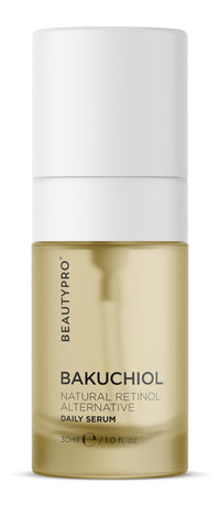BEAUTYPRO BAKUCHIOL Serum 30ml Natural Retinol Hydrating Formula Nourishing Korean Skincare Water-Free Vegan Ingredients Multi Award Winning Brand