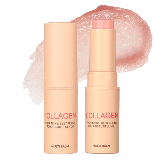 Generic Collagen Multi Balm Stick – Anti-Wrinkle Face Moisturizer, Hydrating Eye & Lip Balm, Firming Collagen Stick for Face, Eyes, Lips & Neck
