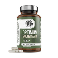 Barefoot Nutrition - Optimum Multivitamin & Mineral Supplement, Bioactive High Strength Formula with Vitamin C Complex, Superior Absorption for Immune Support - 60 Vegan Capsules