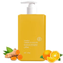 Turmeric & Vitamin C Body Lotion - Large Moisturizer with Squalane, Targets Dark Spots, Hydrates Dry Skin, Improves Skin Tone, All-Day Protection, 300g
