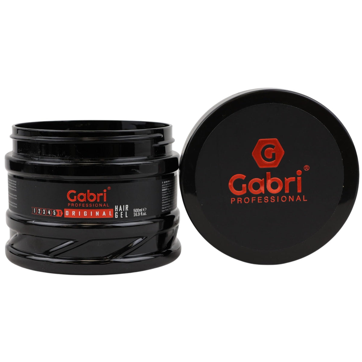 G Gabri Gabri Professional Hair Gel Original 500 ml, Ultra Strong Hold Hair Styling Gels, High Gloss, Anti-Frizz Effect, Edge Control, For All Hair Types