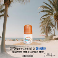 Freddies House Calypso Sun Protection Twin Pack for Adults & Kids: SPF 50 Roll On Sunscreen & SPF 30 Lip Balm - Travel-Friendly Suncare Essentials