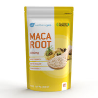 WBP Maca Root 6000mg Tablets (6 Month Supply) - Super Strength Vegan Extract - Eco & Letterbox-Friendly Compostable Packaging - Premium Quality GMP Certified Peruvian Maca Made in the UK - 180 Tablets