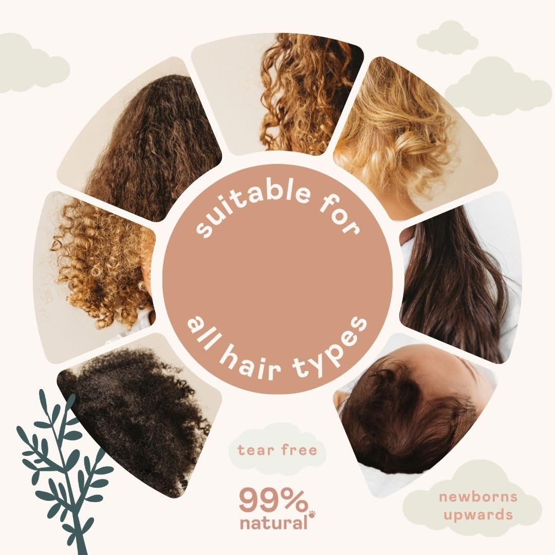 Nala's Baby Conditioner | Award-Winning | 99% Natural | Dermatologically-Tested and Paediatrician-Approved | Nourishing Blend of Castor Oil and Aloe | Vegan | 200ml