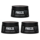 Totex Freeze Hair Styling Gel Wax | Strong Hold Freeze Control 150 ml (Pack of 3)