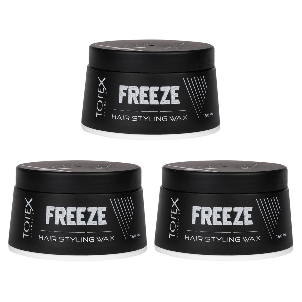 Totex Freeze Hair Styling Gel Wax | Strong Hold Freeze Control 150 ml (Pack of 3)