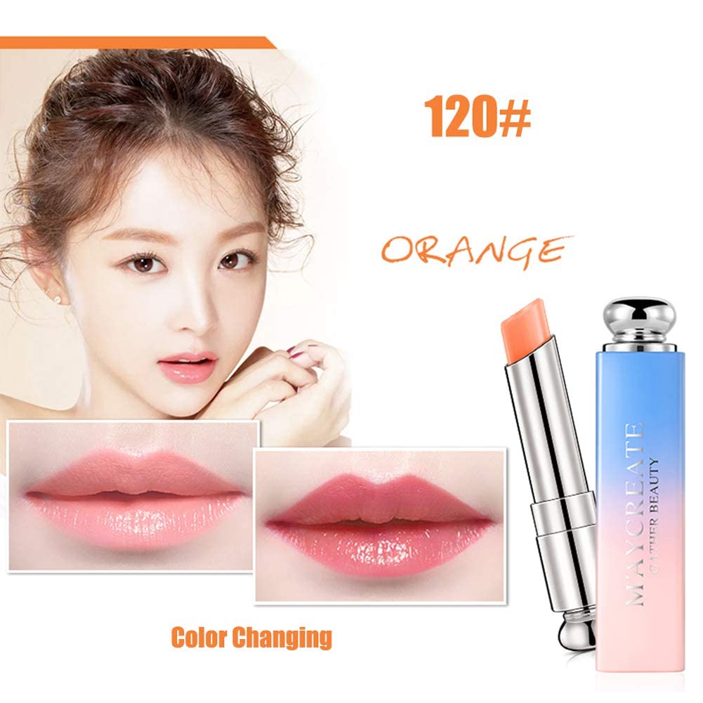 Pack of 3 Crystal Jelly Lipstick, BEEXY Long Lasting Nutritious Lip Balm Lips Moisturizer Magic Temperature Color Change Lipstick