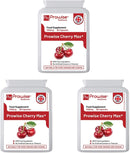 PH PROWISE Healthcare Cherry Max+ (Pack of 3) 2100mg Montmorency Cherry Added with Black Cherry I 90 Vegan Capsules High Strength I Made in The UK by Prowise Healthcare
