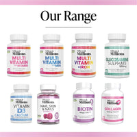 Millions & Millions - Hair, Skin & Nails Multivitamin Gummies • Maintenance of Hair, Skin & Nails • Suitable for Vegetarians • 30 Gummies • 1 Month Supply