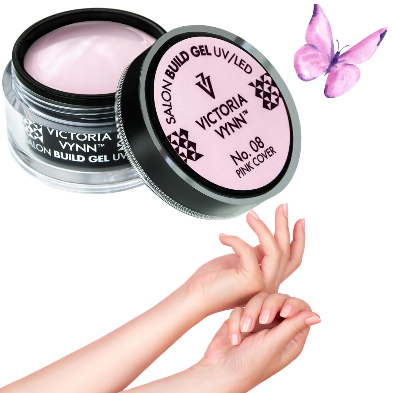 VICTORIA VYNN BUILD GEL UV/LED 50ML No.08 pink cover