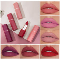 GL-Turelifes Matte Lipstick Velvety Red Lipsticks Waterproof Long Lasting Smoothing Non-stick Cup Sexy Colors Lipsticks (#05 Umber)