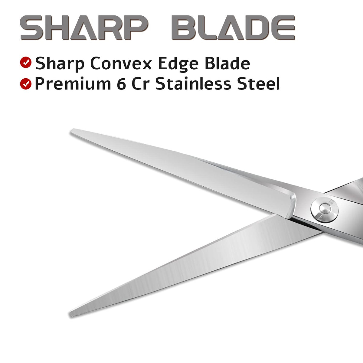Left Handed Hairdressing Scissors Hair Scissor，Fcysy Professional Sharp Left Hand Barber Scissors 6” Lefty Hair Cutting Scissors, Hairdresser Scissors Salon Haircut Scissors Hair Shears for Women Men