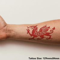 Azeeda Large 'Welsh Dragon' Temporary Tattoo (TO00041064)