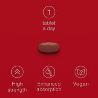SuperSelf Gentle Iron Tablets 17mg - High Strength Iron Supplements for Women & Men with Vitamin C - Ferrous Iron Bisglycinate for High Absorption - 60 Vegan Tablets - Energy Tablets for Tiredness and Fatigue