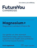 Magnesium+ 575mg Supplement – 28 High Strength Magnesium Capsules – Magnesium Lactate & Vitamin B6 Health Supplements to Reduce Tiredness & Support Bone Health – Supplements by FutureYou Cambridge