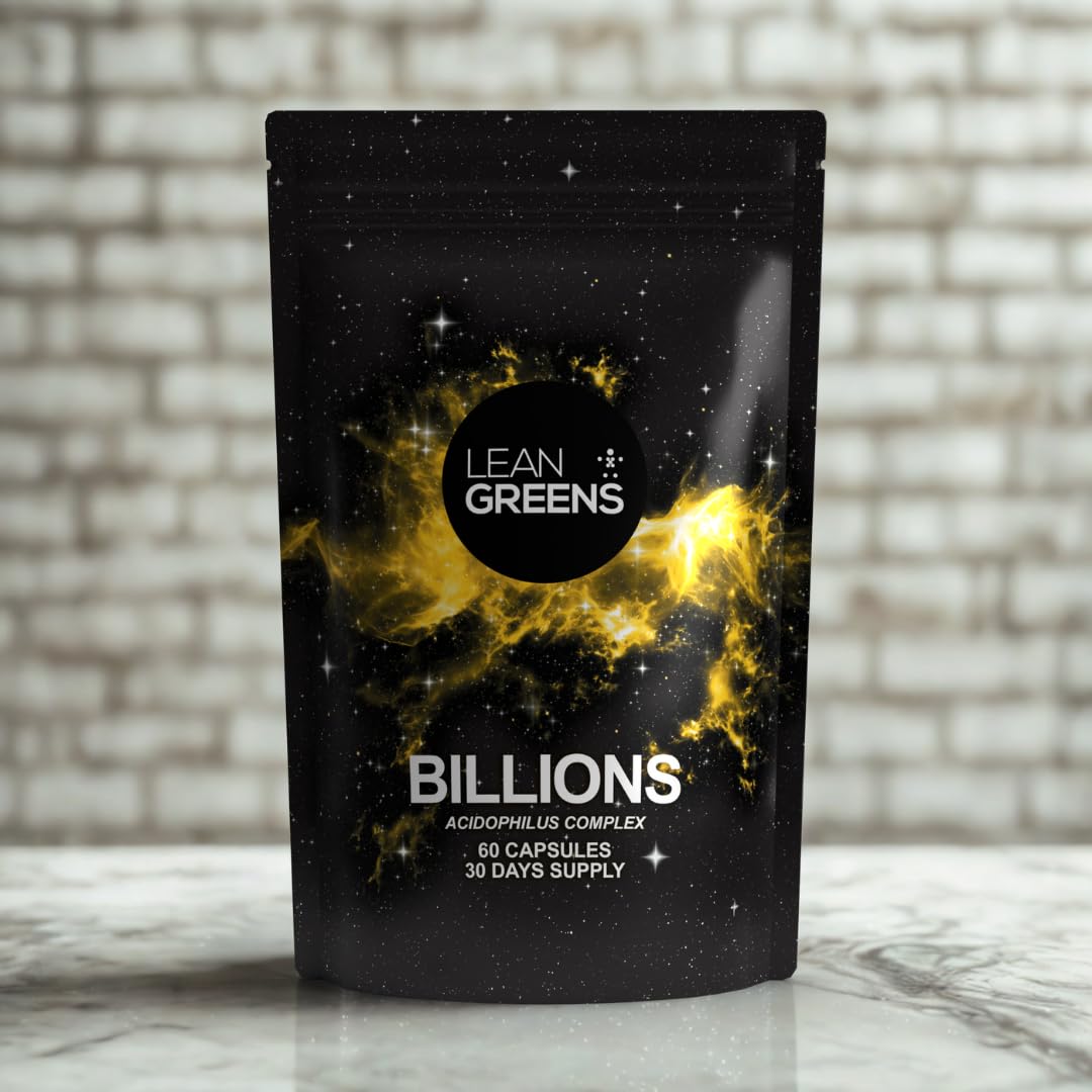 Lean Greens Acidophilus Complex - with Billions of Active Cultures. Probiotics for Adults