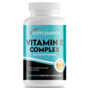 X supplements Natural Vitamin E Complex | 60 Vegan Capsules |100% Natural Ingredients | Advanced Formula | All 8 E Tocopherols & Tocotrienols | No Fillers Or Binders | X Supplements | Supports Immune Health
