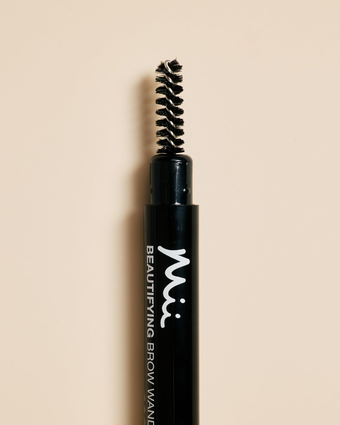 Mii Cosmetics Beautifying Brow Wand, Eyebrow Pencil, 3 in 1 Eyebrow Pen with Brush & Highlighter for Filling, Shaping, & Defining, Soft Brown, Truly Medium
