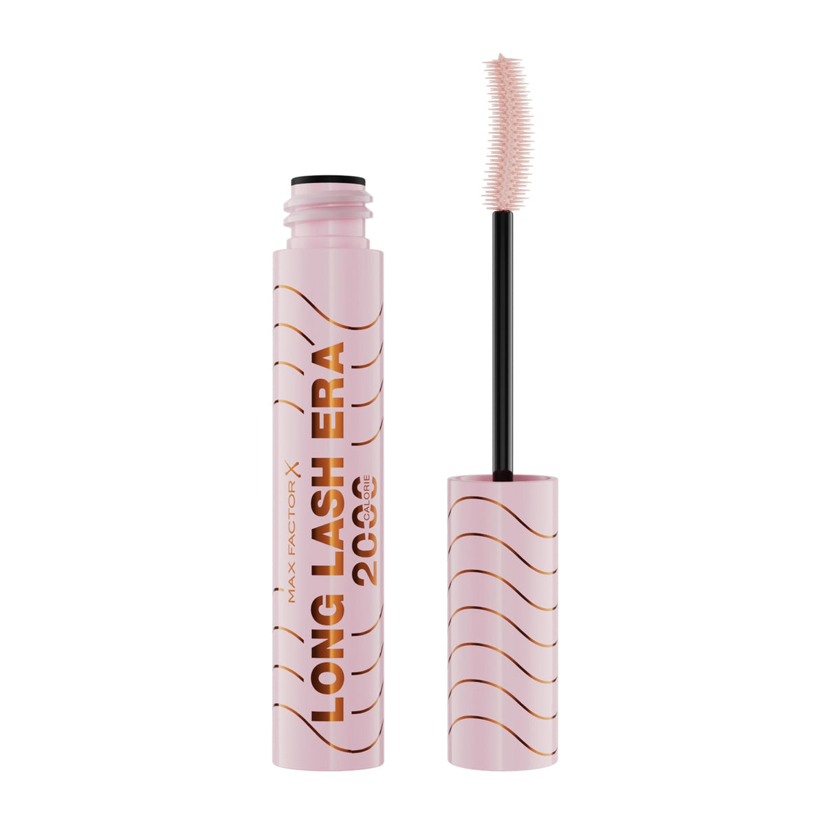 Max Factor 2000 Calorie Long Lash Era, 002 Black Brown, Lengthening Tubing Mascara, Bold Volume, Visibly Longer Lashes, Curved Brush Design, All-Day Wear, Clump-Free, Smudge-Proof, 7.8ml