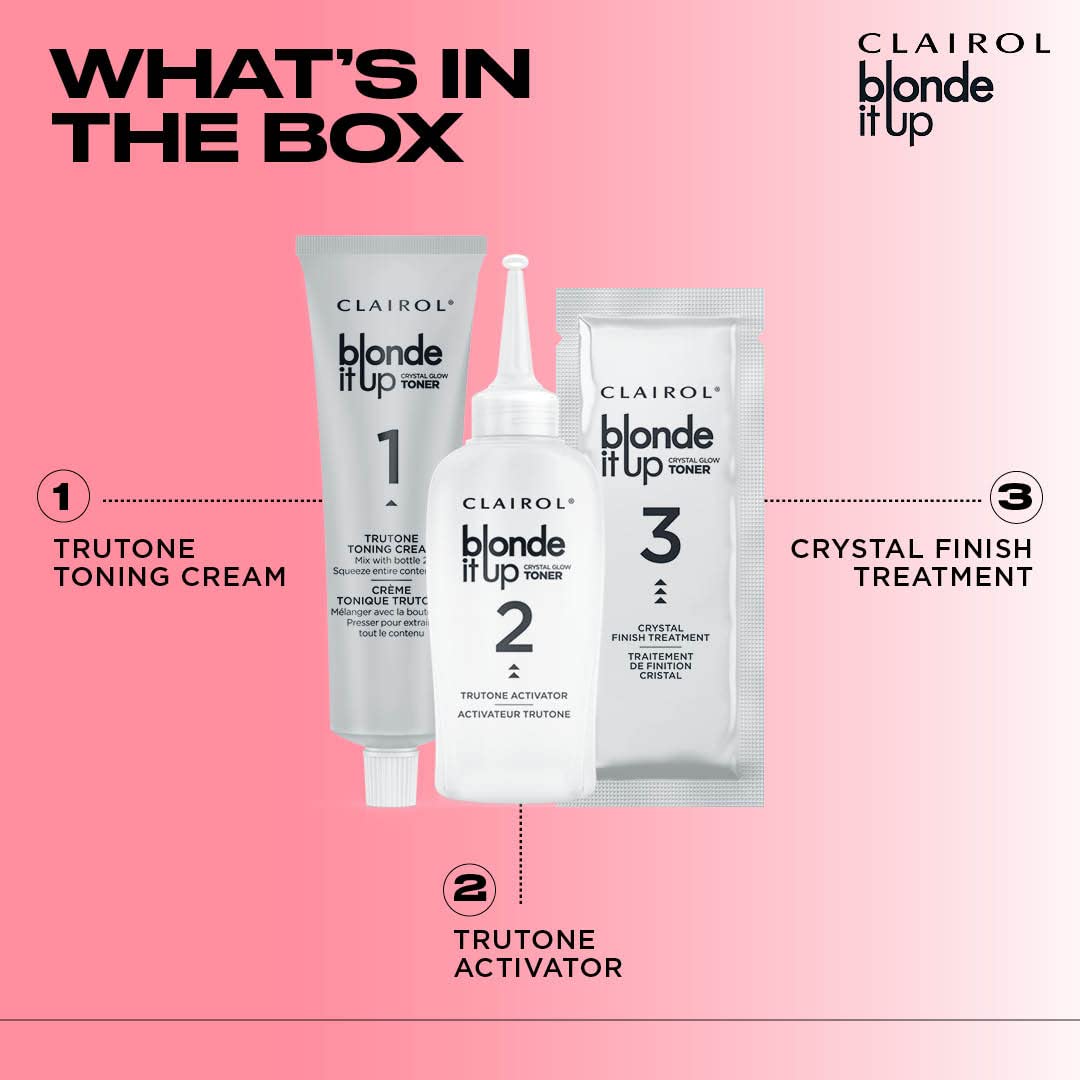 Clairol Blonde It Up Crystal Glow Toner Kit - Iridescent Emerald