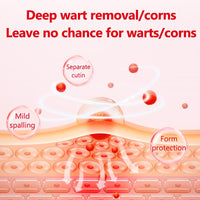 ERAYCEE Wart Remover, Wart Treatment Patch (42 Pieces), Plantar Wart Remover for Hands, Feet and Face, Wart Cream, Corn Remover, Deep Wart Removal Effective Pain Relief for Kids and Adults